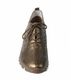 LitFoot Low Lace Up Shoe - BRONZE