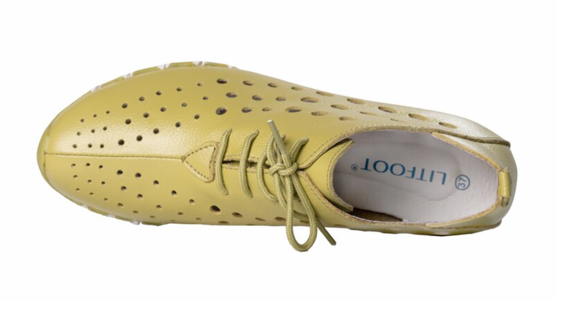 LitFoot Low Lace Up Shoe - GREEN