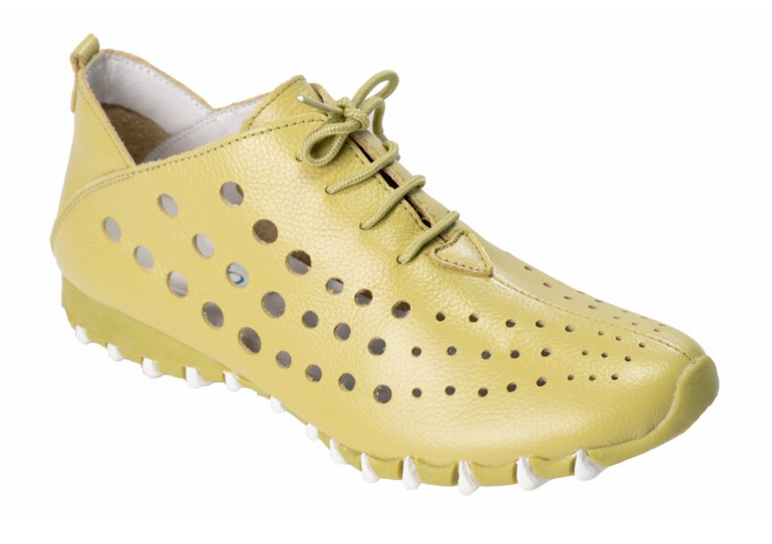 LitFoot Low Lace Up Shoe - GREEN