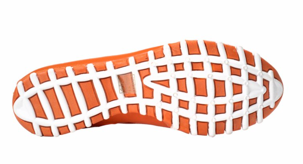 LitFoot Low Lace Up Shoe - ORANGE