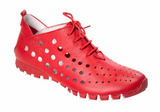 LitFoot Low Lace Up Shoe - RED