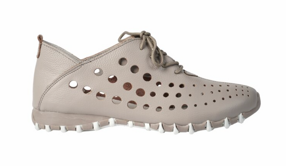 LitFoot Low Lace Up Shoe - TAUPE