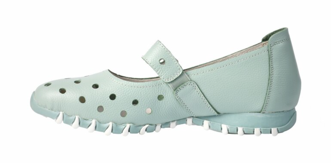 LitFoot Velcro Strap Shoe - AQUA