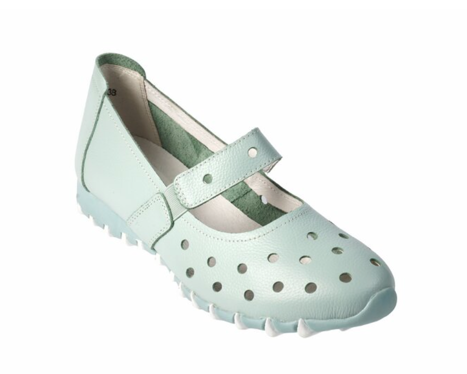 LitFoot Velcro Strap Shoe - AQUA