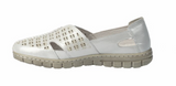 LitFoot Slip On Cut Out Shoe - SILVER
