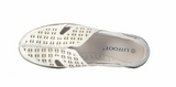LitFoot Slip On Cut Out Shoe - SILVER