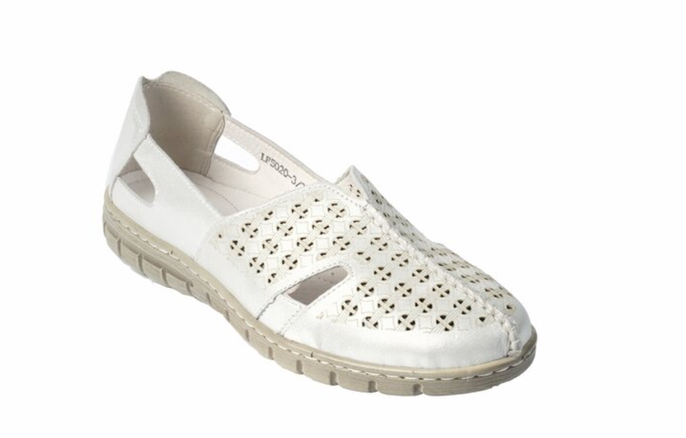 LitFoot Slip On Cut Out Shoe - SILVER