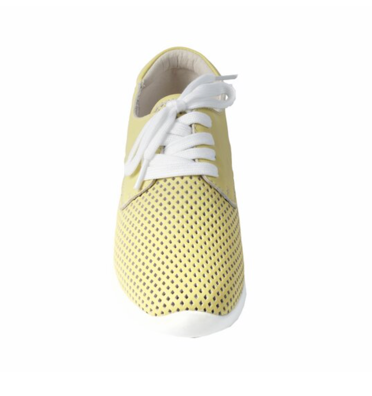 LitFoot Lace Up Sneaker - BUTTERCUP