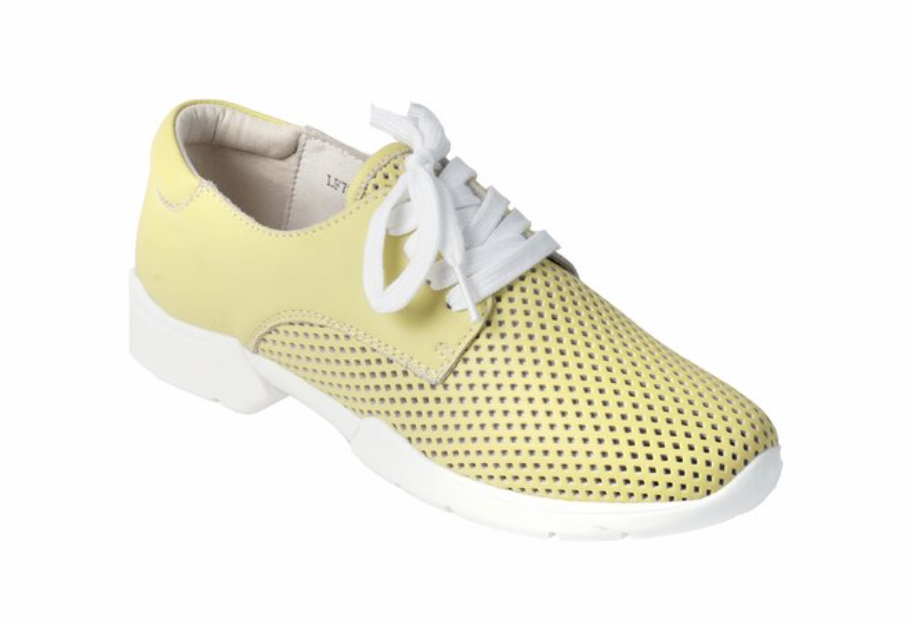 LitFoot Lace Up Sneaker - BUTTERCUP