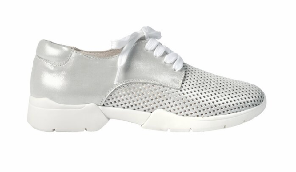 LitFoot Lace Up Sneaker - SILVER