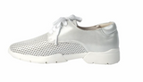 LitFoot Lace Up Sneaker - SILVER
