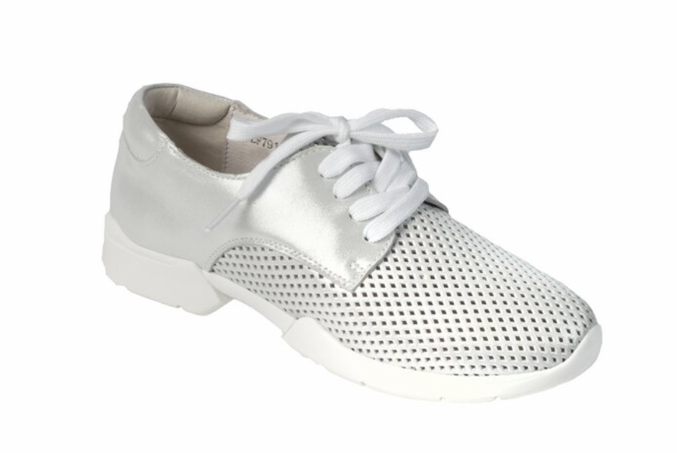 LitFoot Lace Up Sneaker - SILVER