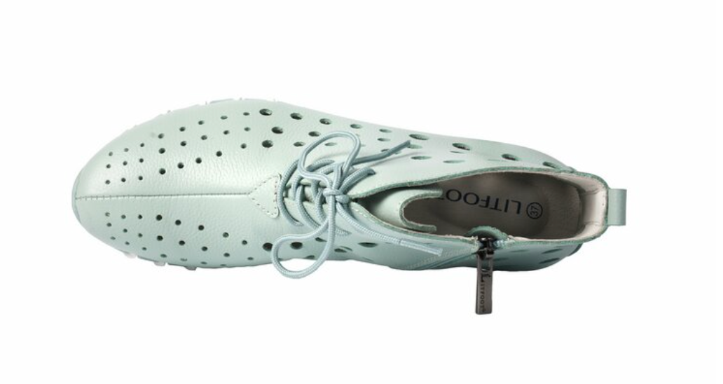 LitFoot Lace Up Bootie - AQUA