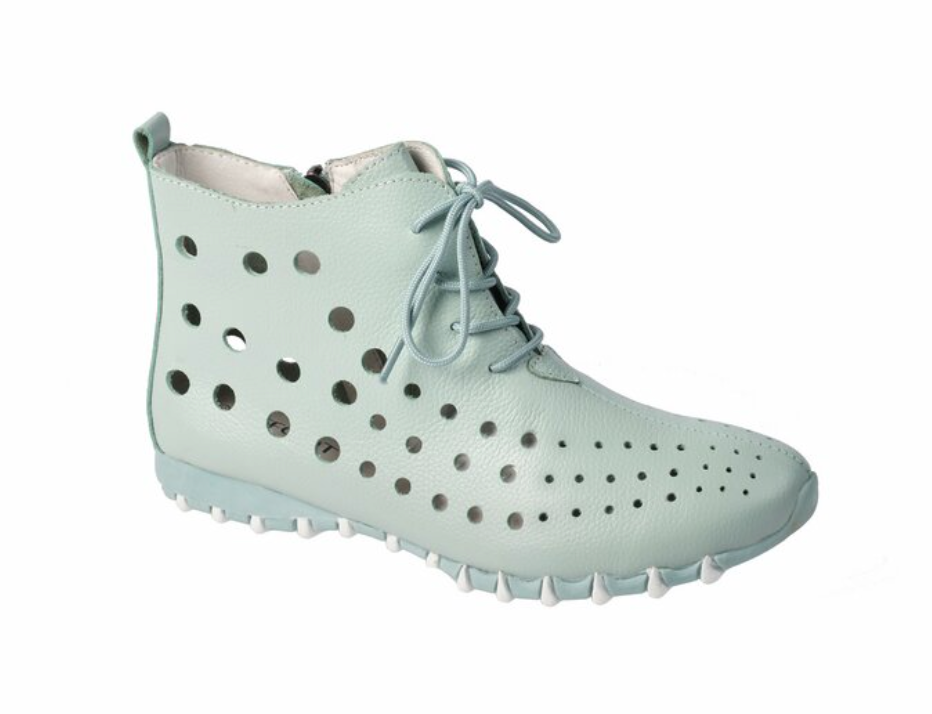 LitFoot Lace Up Bootie - AQUA
