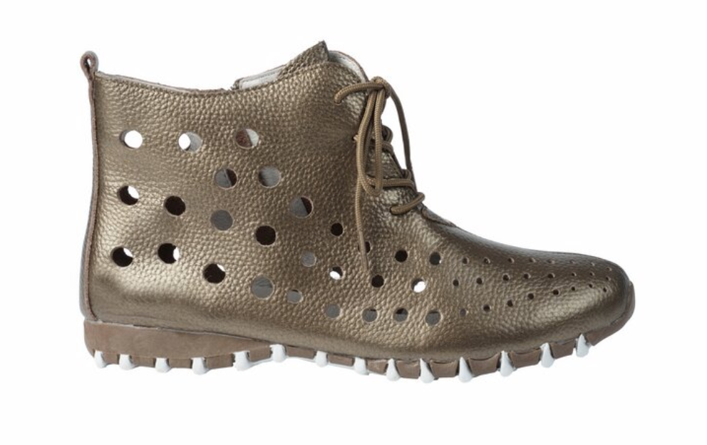 LitFoot Lace Up Bootie - BRONZE