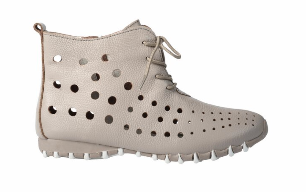 LitFoot Lace Up Bootie - TAUPE