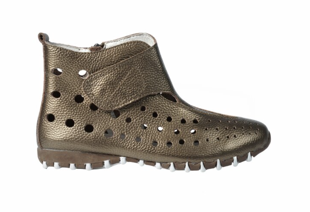 LitFoot Velcro Bootie - BRONZE