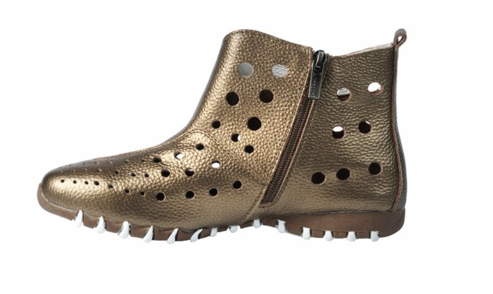 LitFoot Velcro Bootie - BRONZE