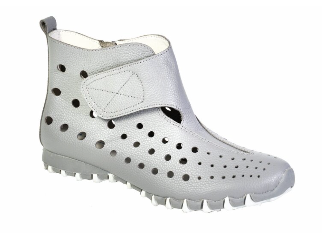 LitFoot Velcro Bootie - GREY