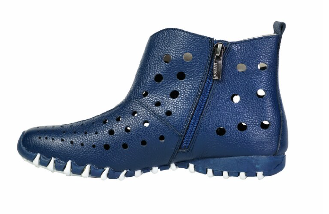 LitFoot Velcro Bootie - NAVY BLUE