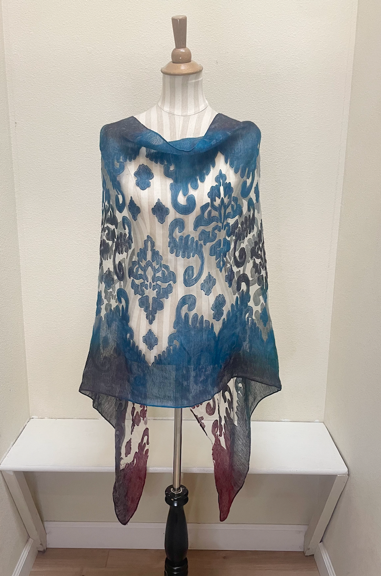 Spain In America Poncho - PRINT 6