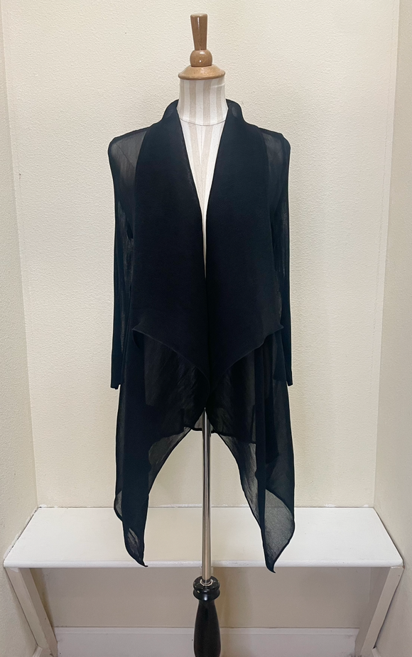 Alquema Short Collare Coat - BLACK