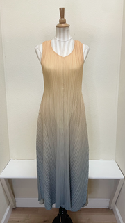 Alquema Long Estrella Dress - GOLD TO CHARCOAL