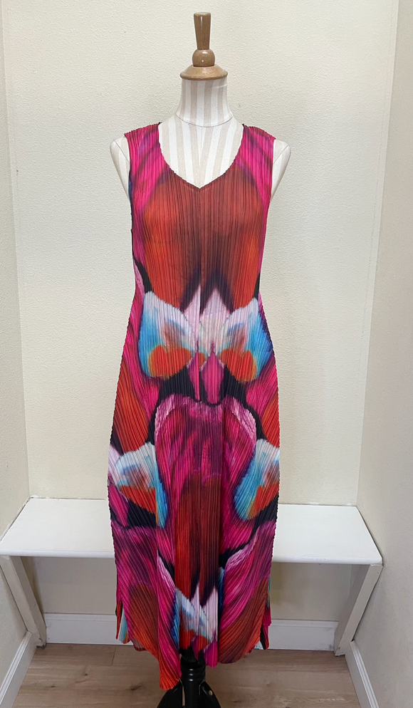 Alquema Long Estrella Dress - RED BOWS