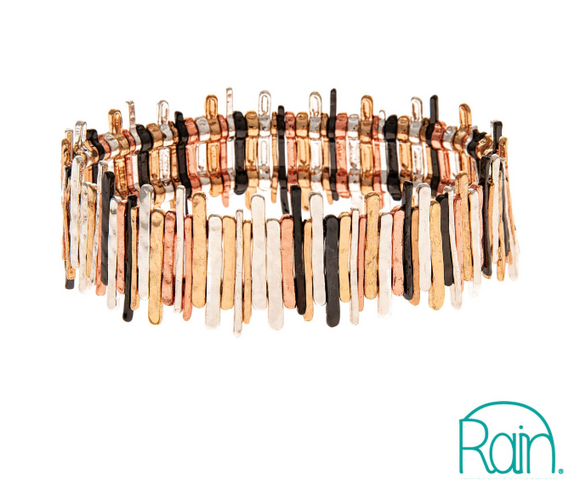 RAIN Multimetal Mini Sticks In A Row Bracelet