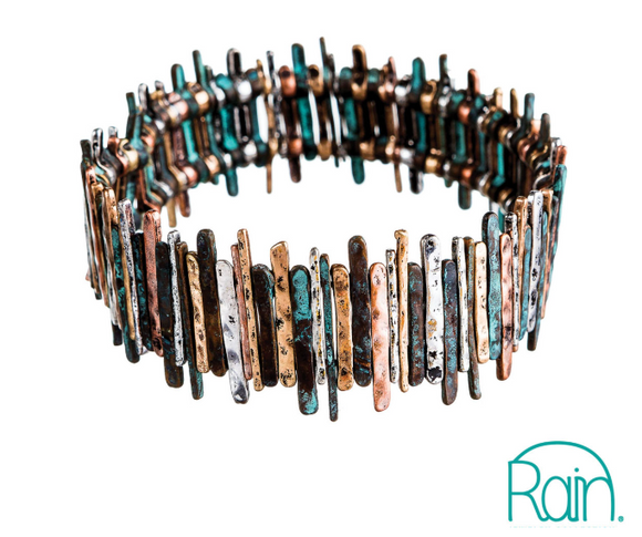 RAIN Multimetal Mini Sticks In A Row Bracelet