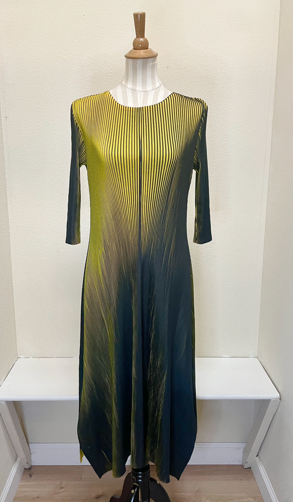 Vanite Couture Dress - 88227 - BLACK/MUSTARD