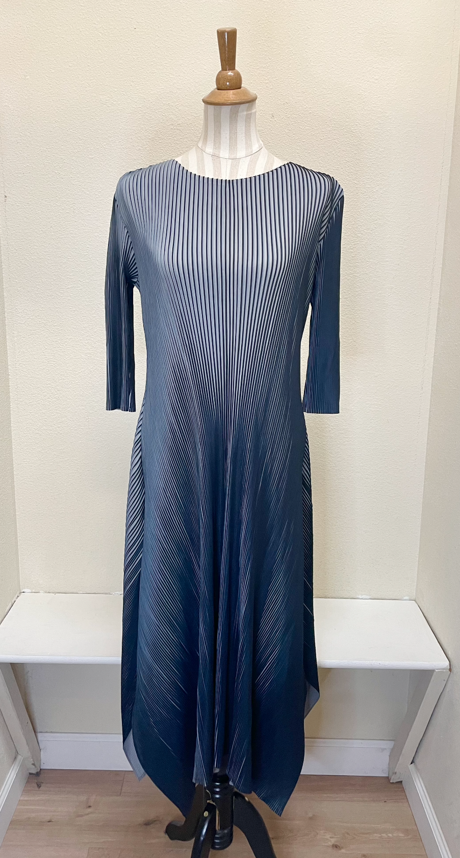 Vanite Couture Dress - 88227 - GREY/BLACK
