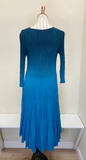 Vanite Couture Dress - 22138-1 - TEAL OMBRE