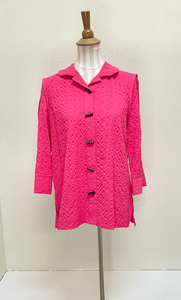 Ali Miles Woven Textured Button Front - A25528BM - 629-WTRMLN