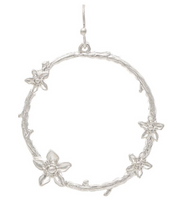 RAIN Silver Rings Of Flowers Earring