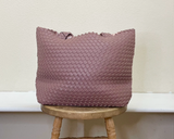 Ilse Jacobsen Reversible Tote -  CRYSTAL/METALLIC ROSE