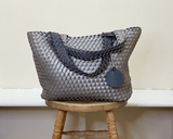 Ilse Jacobsen Reversible Tote -  DARK SHADOW/GUN METAL