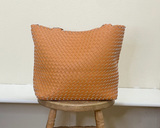 Ilse Jacobsen Reversible Tote -  GOLDEN NUGGET/GOLDEN NUGGET METALLIC