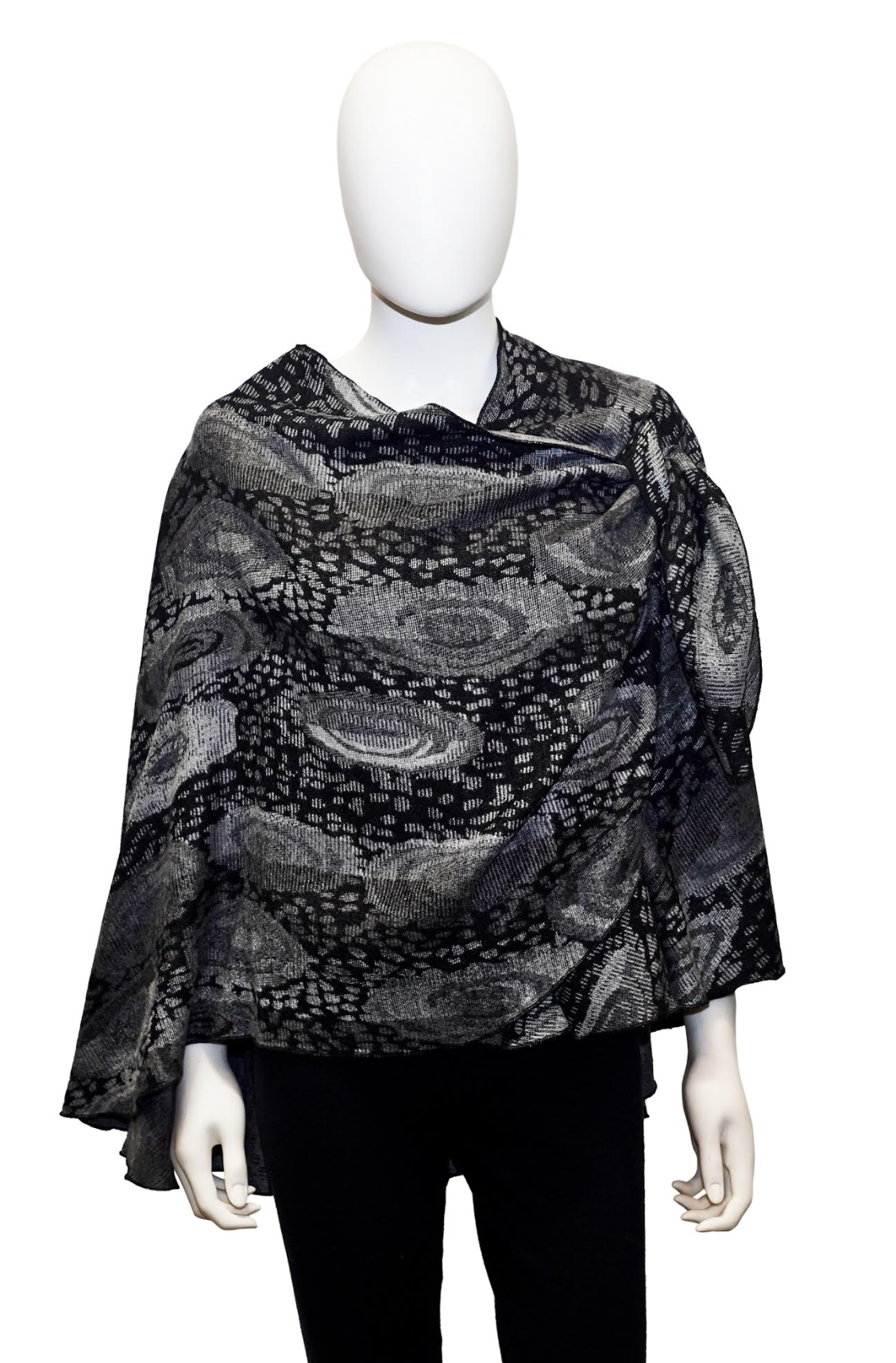 Rapti Cashmere Buckle Shawl - PRINT 81
