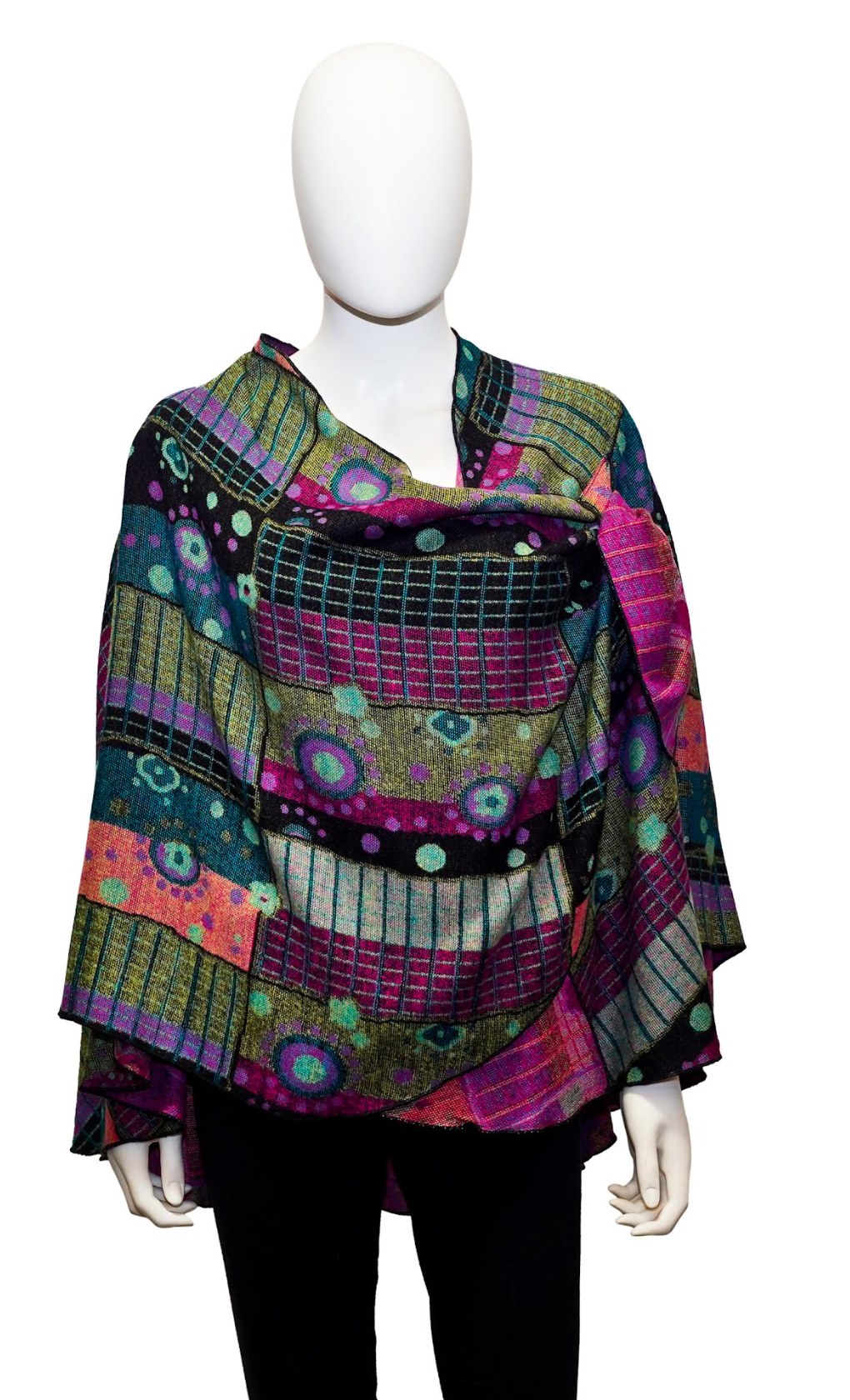 Rapti Cashmere Buckle Shawl - PRINT 82