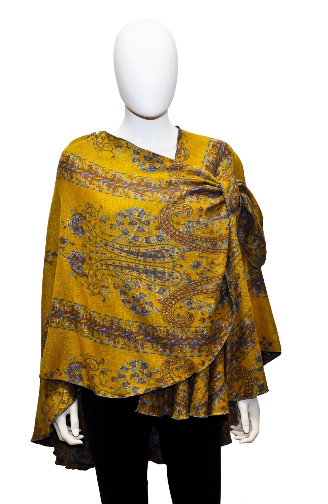 Rapti Cashmere Buckle Shawl - PRINT 79