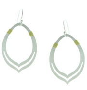 Takobia Teardrop Two Tone Earring - 2540