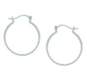 Takobia Smooth Braided Hoop Earring - 2605