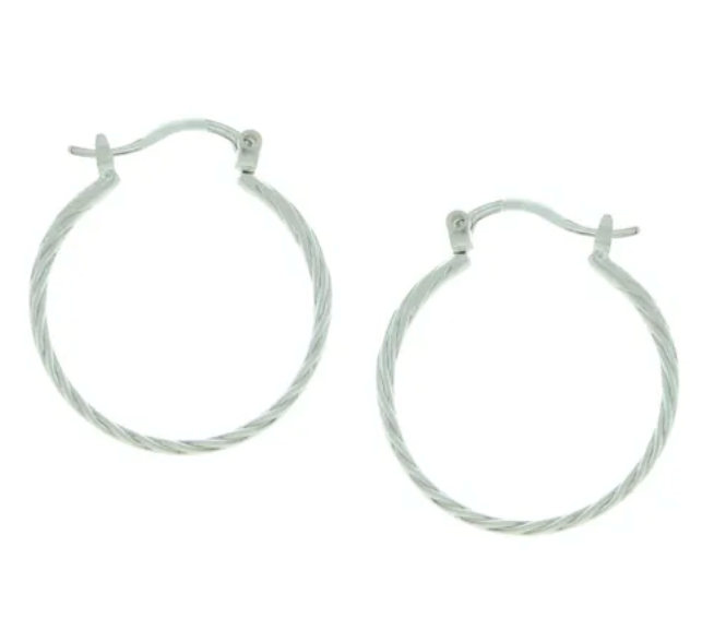 Takobia Smooth Braided Hoop Earring - 2605
