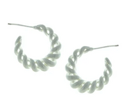 Takobia Twist Hoop Post Earring - 2612