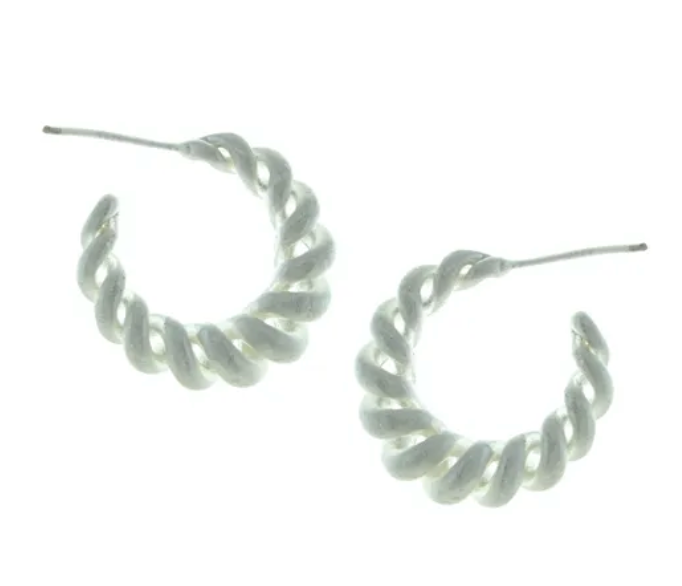 Takobia Twist Hoop Post Earring - 2612