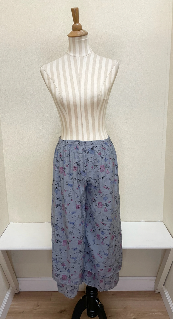 Color Me Cotton CMC Double Crop Pant - CF9936 - PLATINUM