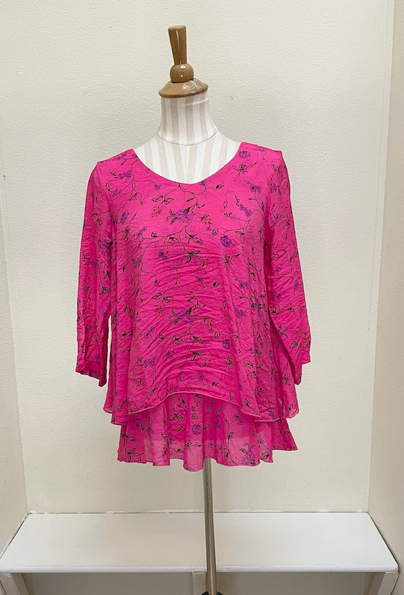 Color Me Cotton CMC Front Seamed Top - CF9995 - ZINNIA