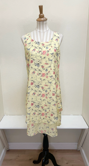 Color Me Cotton CMC Double Sleeveless Dress - CF1192 - MARIGOLD