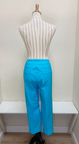 Slimsation Jean Style Crop w/ 3 Strap Hem Vent - M24710PM - BRTTRQ